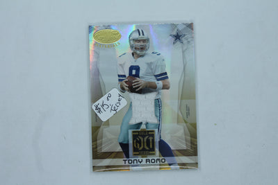 Tony Romo 2008 Leaf Certified Materials - Gold Team - #GT-3 Jersey Card  #181/250