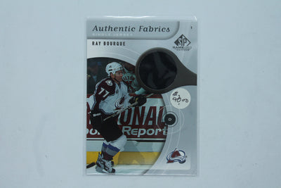 Ray Bourque 2005-06 SP Game Used Edition - Authentic Fabrics #AF-RB Jersey Card