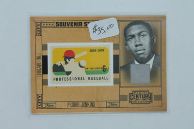 Fergie Jenkins - 2010 Panini Century Collection Fergie Jenkins Jersey Souvenir Stamps