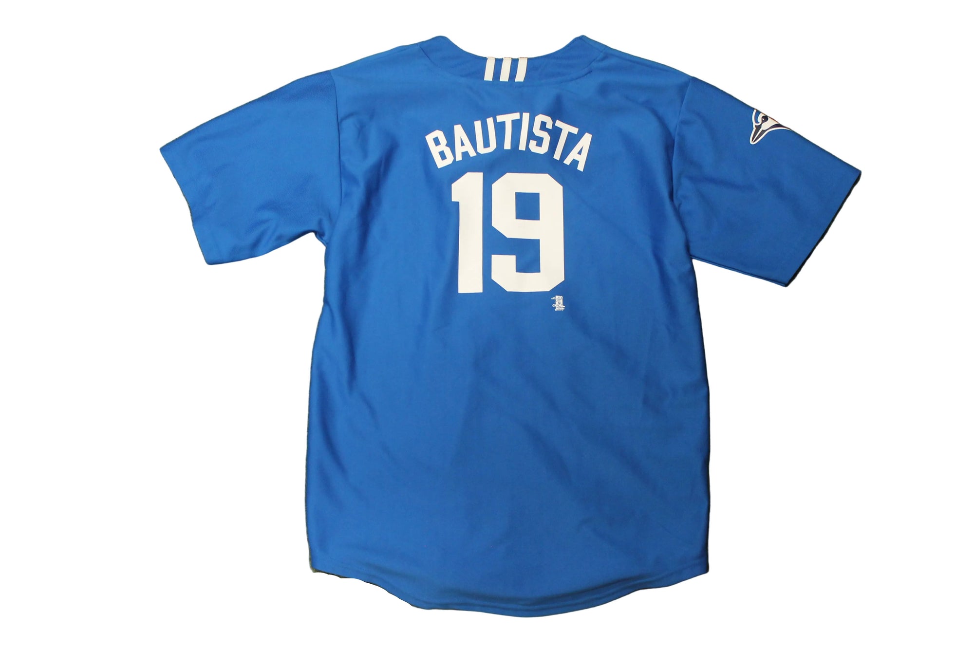 MLB Toronto Blue Jays Youth Adidas Bautista Blue Jersey #19 - Youth XLarge