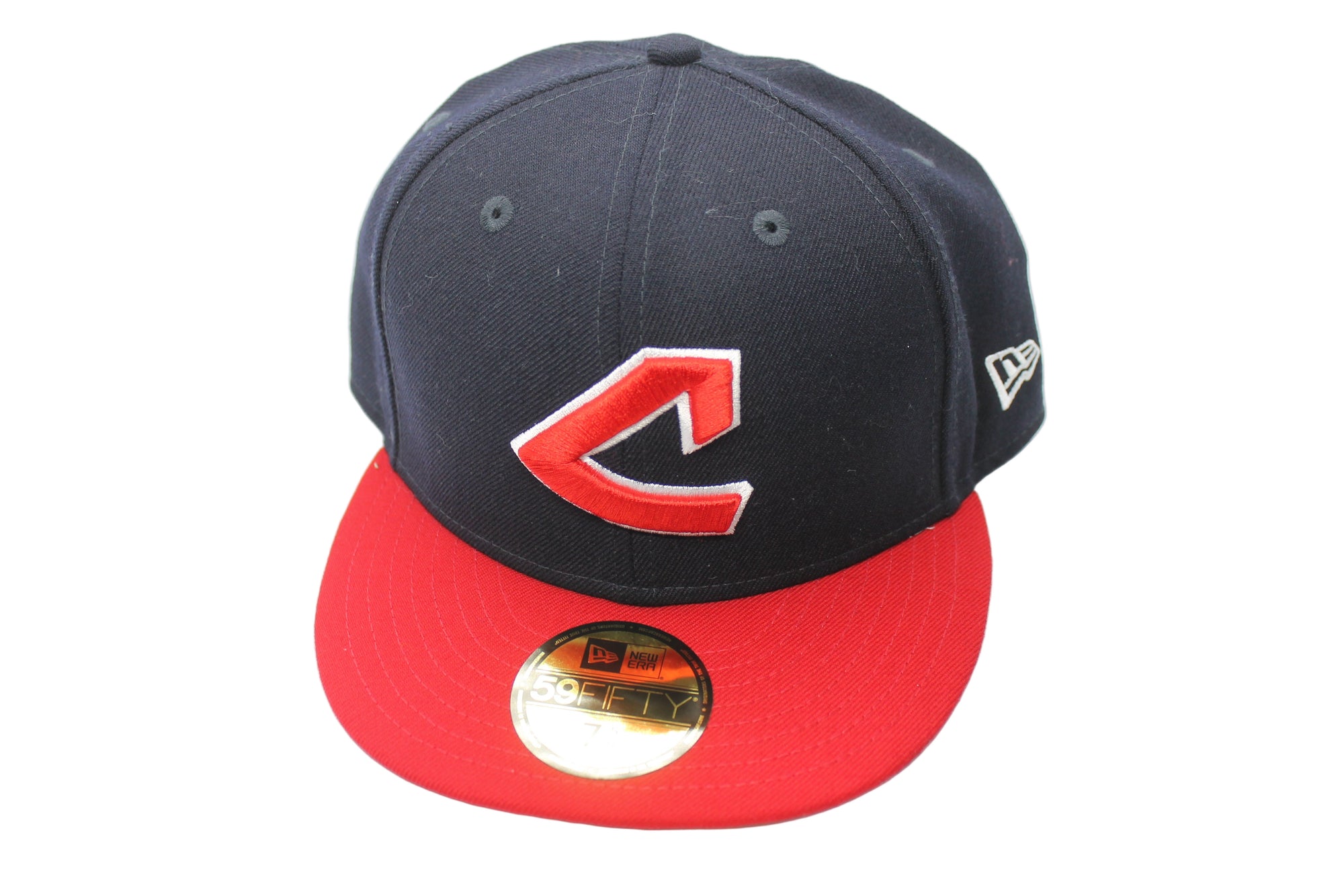 MLB Cleveland Guardians New Era 59Fifty Fitted Hat - 7 5/8 - (Blue, Red & White)