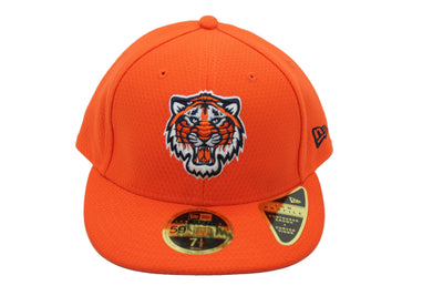 MLB Detroit Tigers New Era Low Profile 59Fifty Fitted Hat - Tiger Head - Orange - 7 1/2
