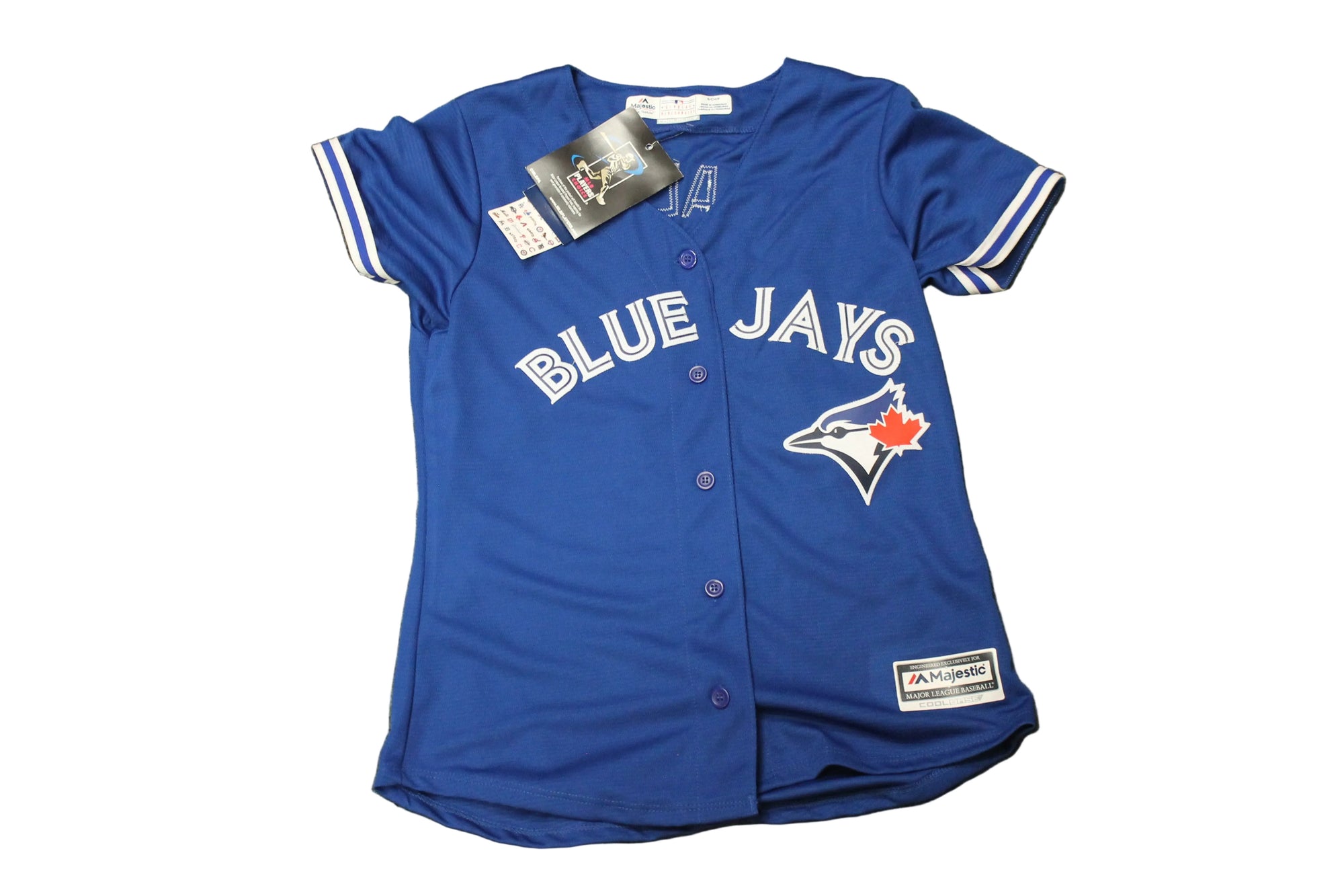 MLB Toronto Blue Jays Women's Majestic Donaldson Blue Jersey #20