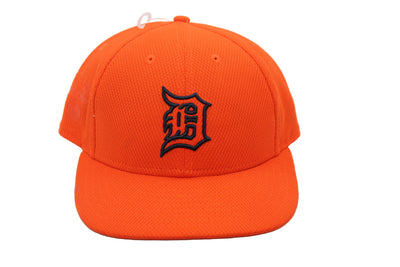 MLB Detroit Tigers New Era 59Fifty Fitted Hat - English D - Orange - 7 3/8