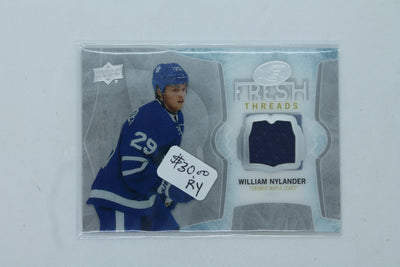 William Nylander 2016-17 Upper Deck Ice - Fresh Threads Rookie Year Jersey Card