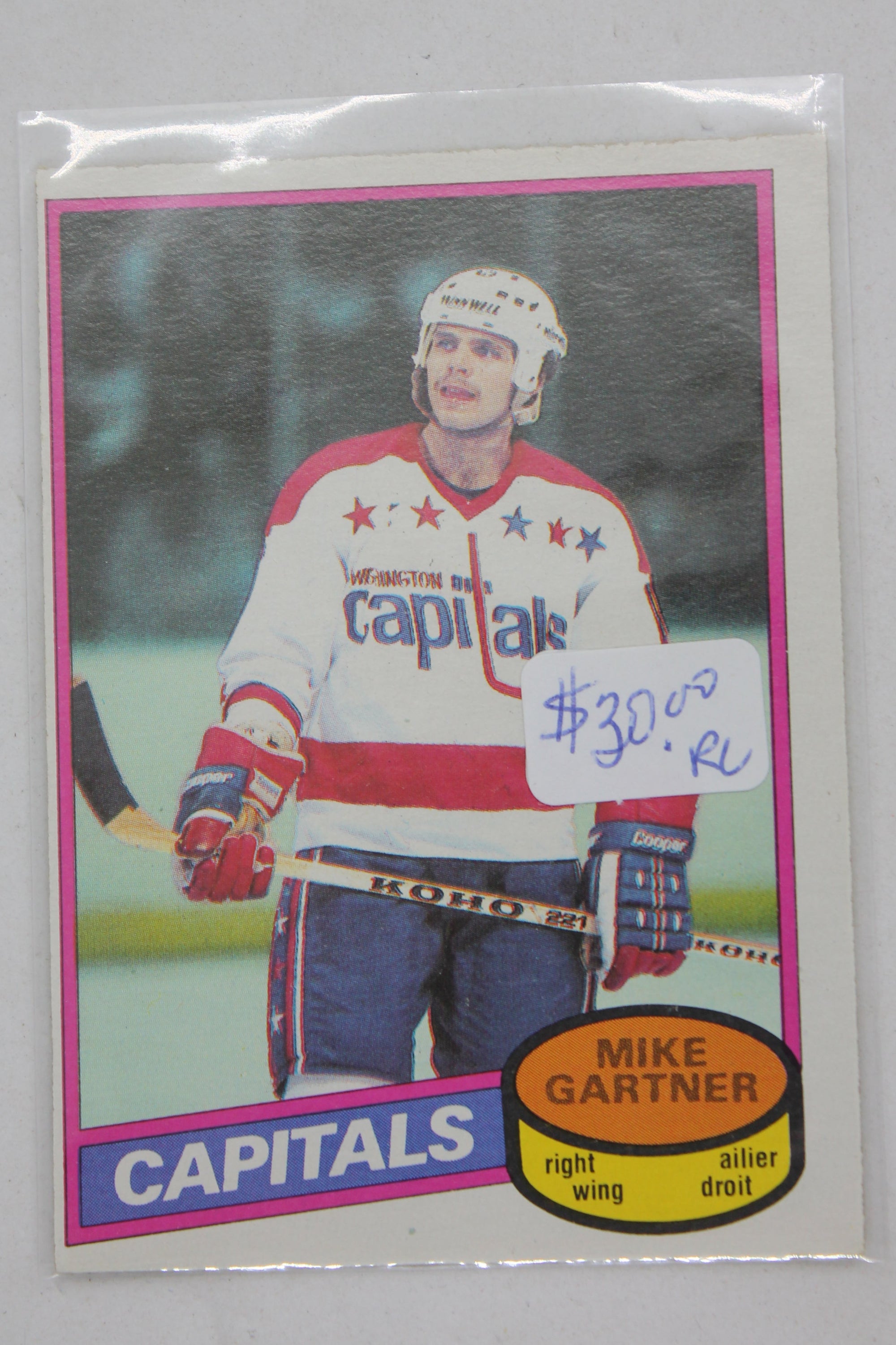 Mike Gartner 1980-81 O-Pee-Chee Rookie Card