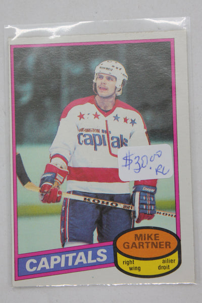 Mike Gartner 1980-81 O-Pee-Chee Rookie Card