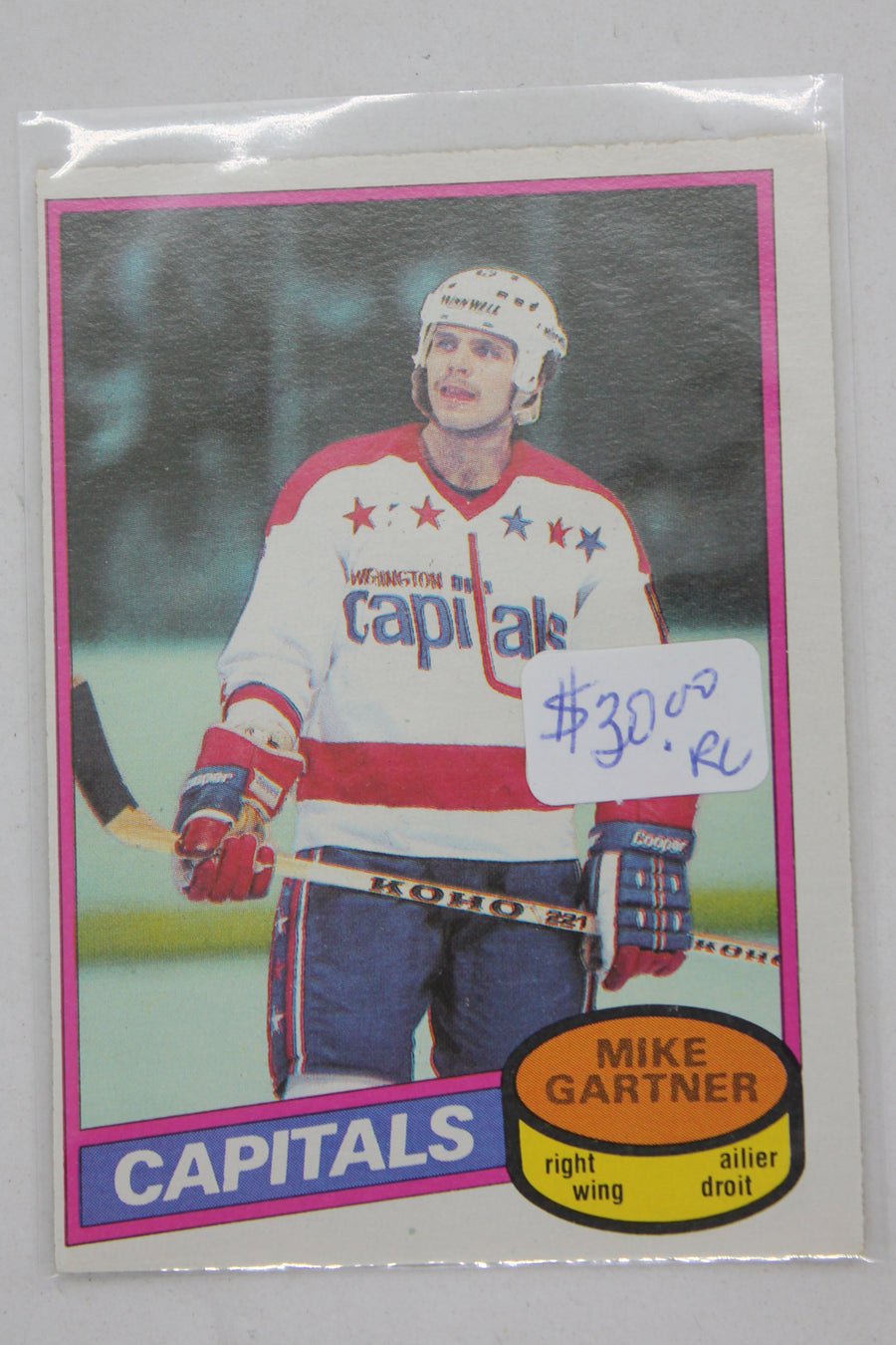 Mike Gartner 1980-81 O-Pee-Chee Rookie Card