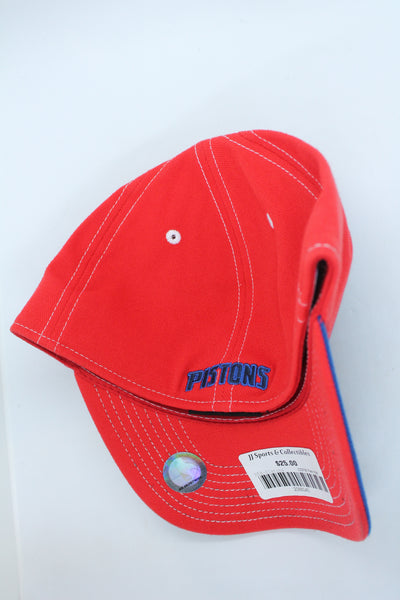 NBA Detroit Pistons adidas OSFM Flex Hat - Blue & Red