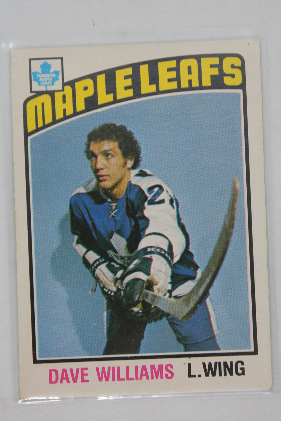 Tiger Williams 1976-77 O-Pee-Chee Rookie Card