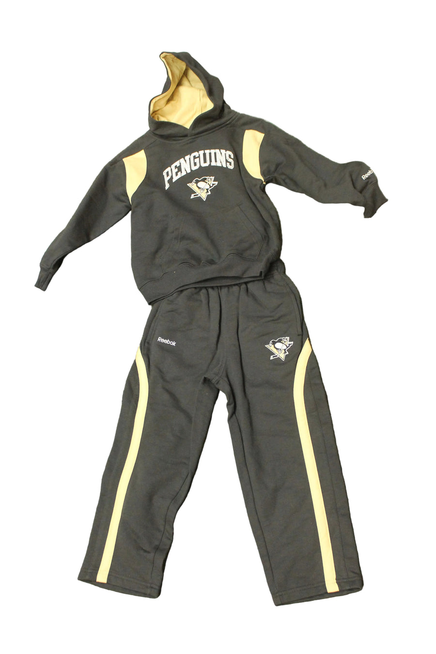 NHL Pittsburgh Penguins Kids Reebok 2 piece Hooded Track Set