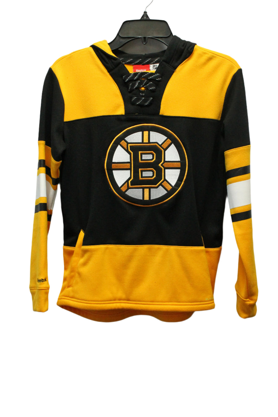 NHL Boston Bruins Youth Reebok Face Off Jersey Hoodie