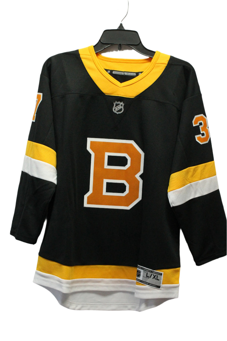 NHL Boston Bruins Youth L/XL "Bergeron" Premier Jersey