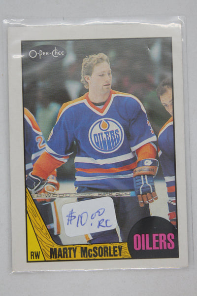 Marty McSorley 1987-88 O-Pee-Chee Rookie Card