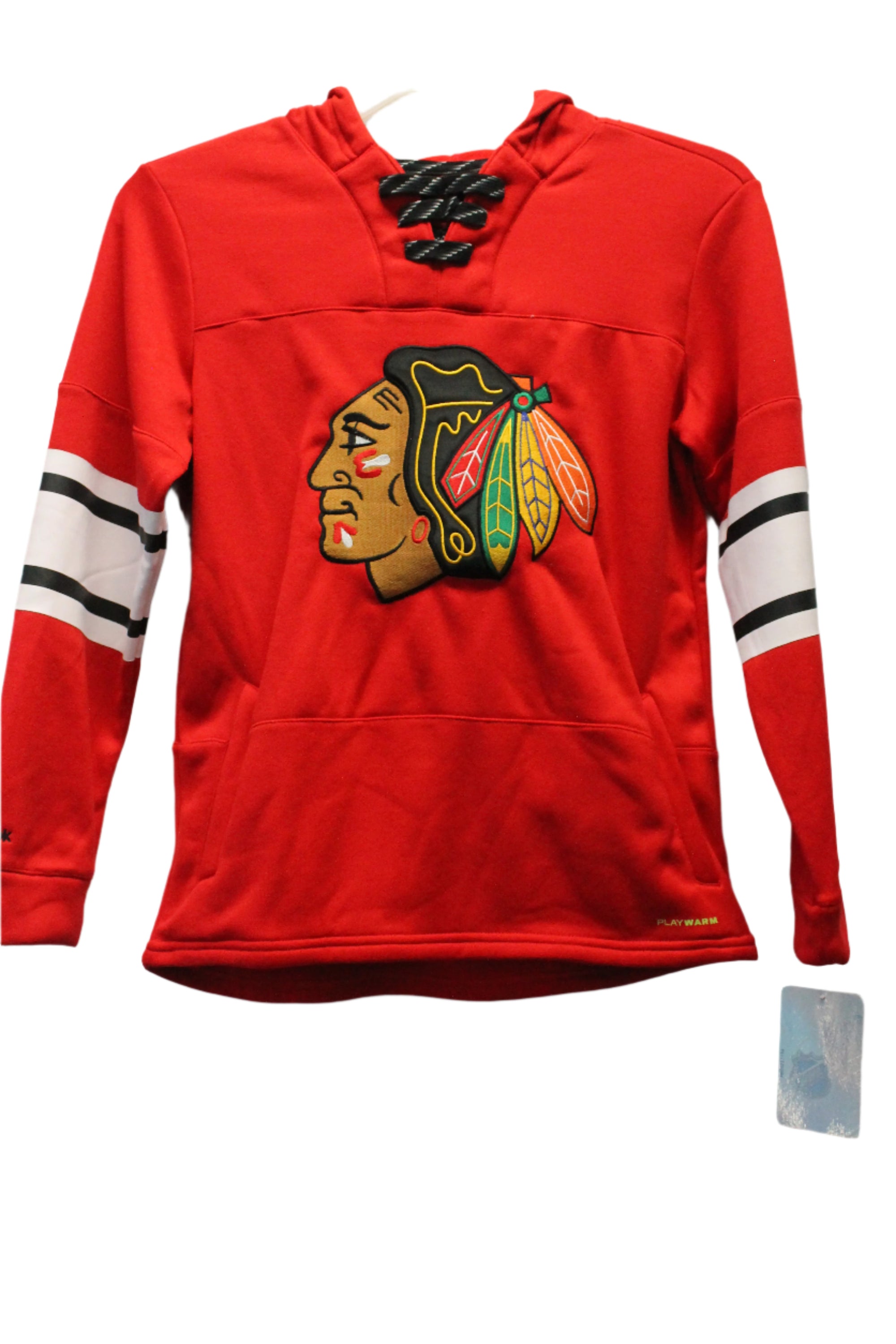 NHL Chicago Blackhawks Kids Reebok Face Off Jersey Hoodie