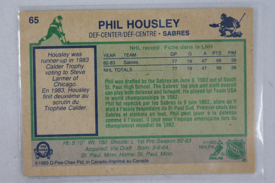 Phil Housley 1983-84 O-Pee-Chee Rookie Card