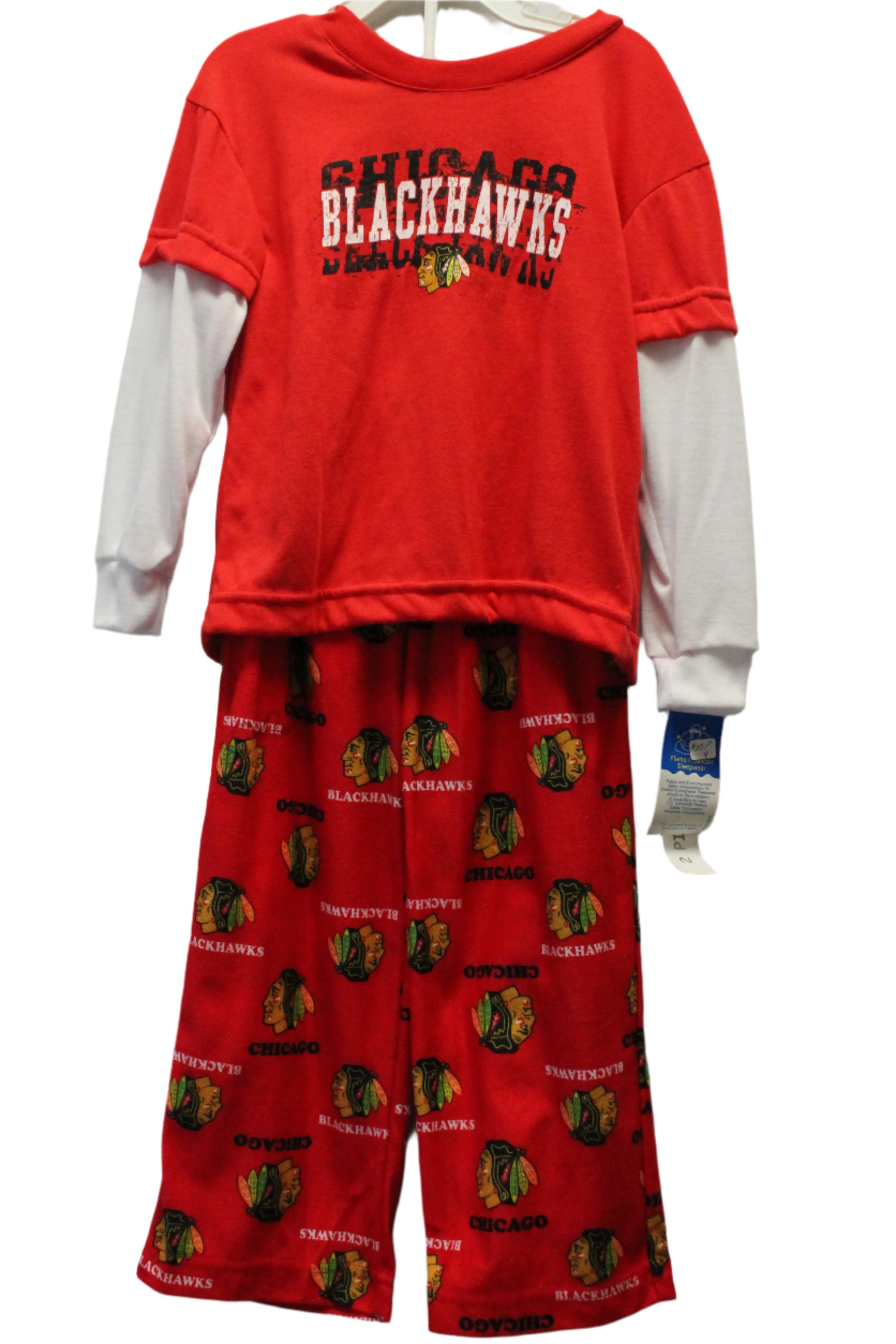 NHL Chicago Blackhawks Kids 2pc Pyjama Set