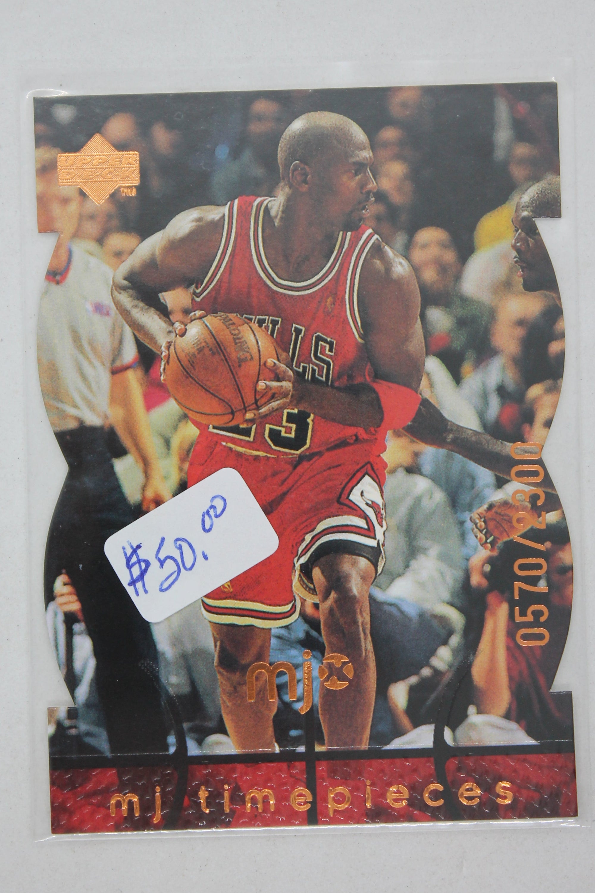 Michael Jordan 1998 Upper Deck MJ Timepieces #0570/2300 #67 - Chicago Bulls