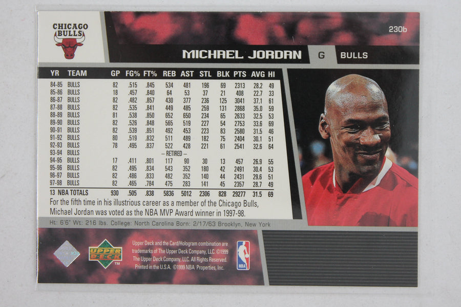Michael Jordan 1998-99 Upper Deck - [Base] #230B