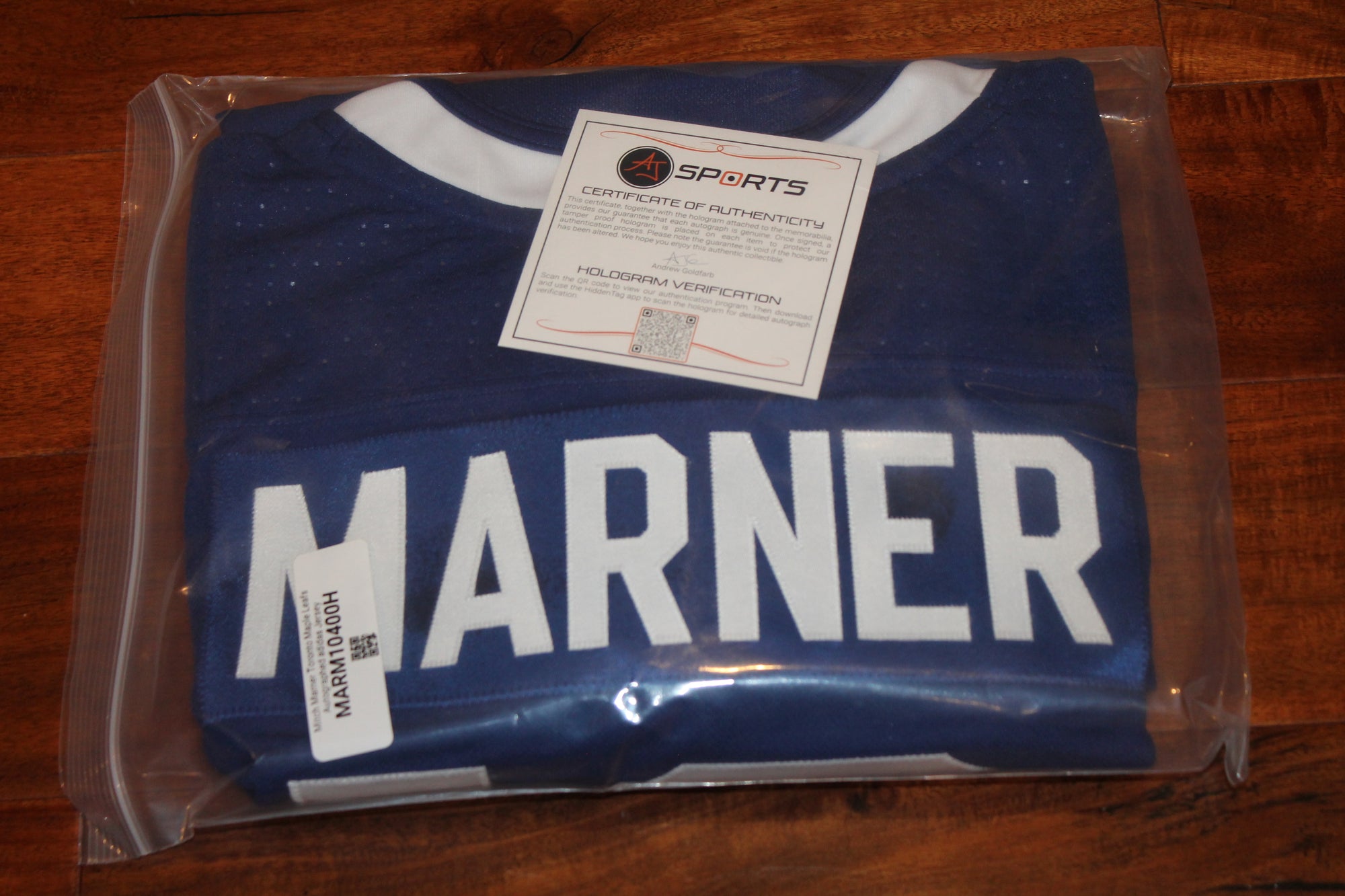 Mitch Marner Toronto Maple Leafs Autographed Blue (Home) Adidas Jersey (Sale)