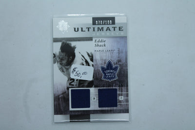 2011-12 Ultimate Collection - Ultimate Jerseys #UJ-ES Eddie Shack #070/100