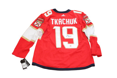 Matthew Tkachuk Autographed Florida Panthers Adidas Pro Home Jersey