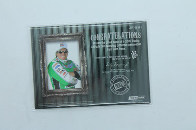 John Force 2009 Press Pass Legends Racing Artifacts - Raced Used Shirt #06/99