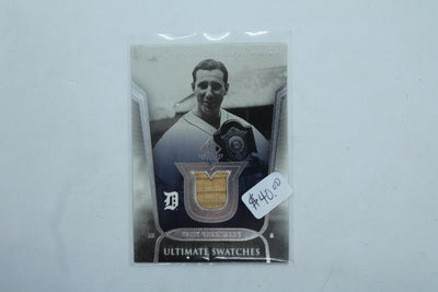 Hank Greenberg 2004 SP Legendary Cuts - Ultimate Swatches Bat Card