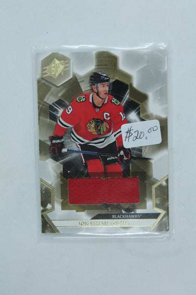 Jonathan Toews 2020-21 SPx Jersey Card