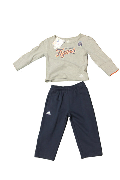 MLB Detroit Tigers Toddler Adidas 2PC Track Set -3T