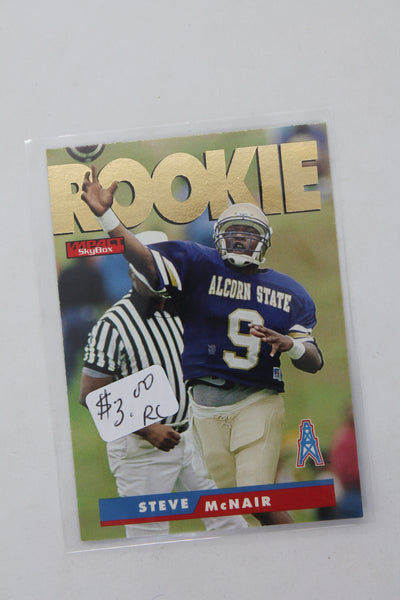 Steve McNair 1995 Skybox Impact Rookie Card