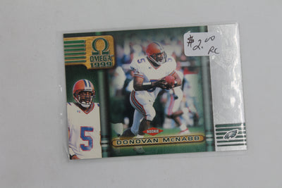 Donovan McNabb 1999 Pacific Omega  Rookie Card