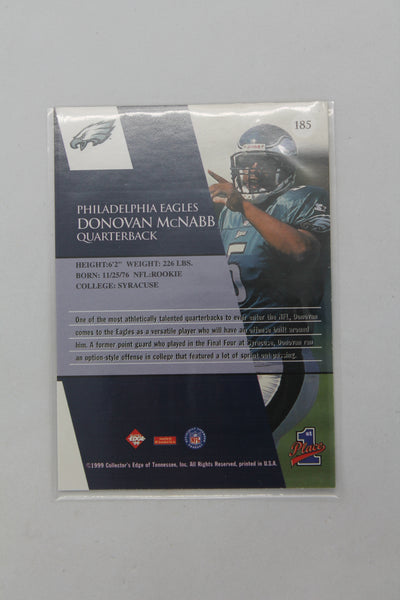 Donovan McNabb 1999 Collector's Edge 1st Place Rookie Card