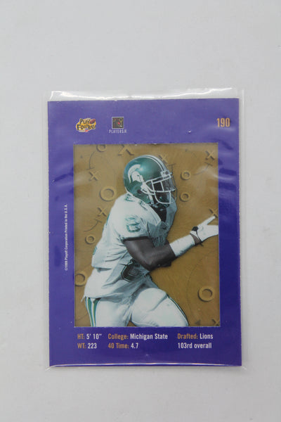 Sedrick Irvin 1999 Playoff Absolute SSD - Purple Border Rookie Card