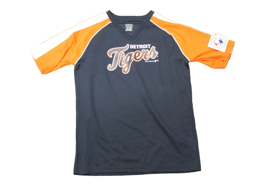MLB Detroit Tigers Youth Majestic V-Neck Jersey