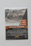 George Springer 2014 Panini Black Friday - #428/499 Rookie Card