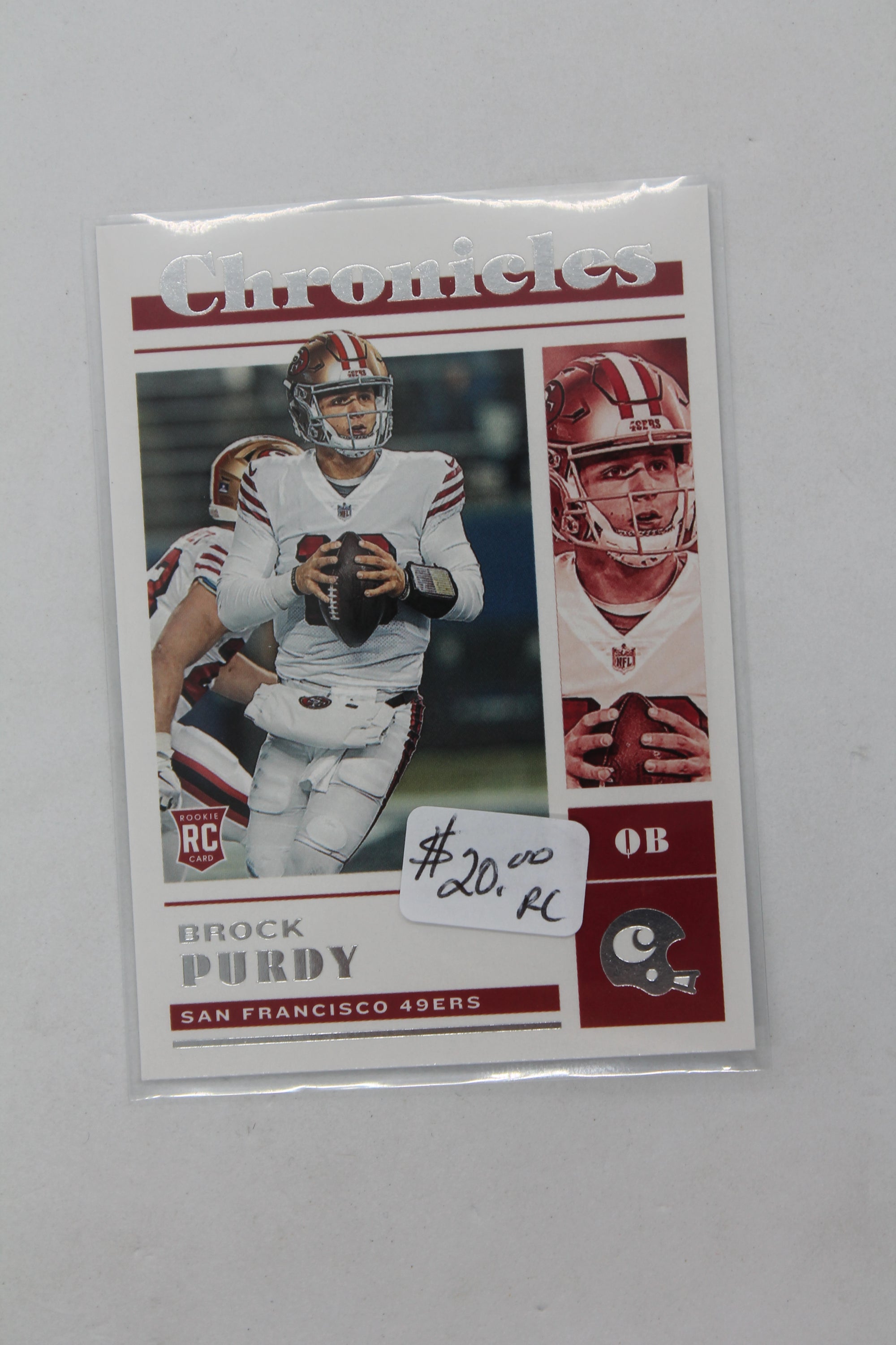 Brock Purdy 2022 Panini Chronicles Rookie Card