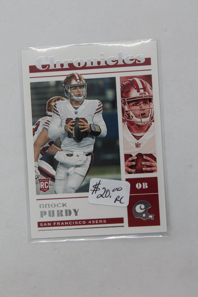 Brock Purdy 2022 Panini Chronicles Rookie Card