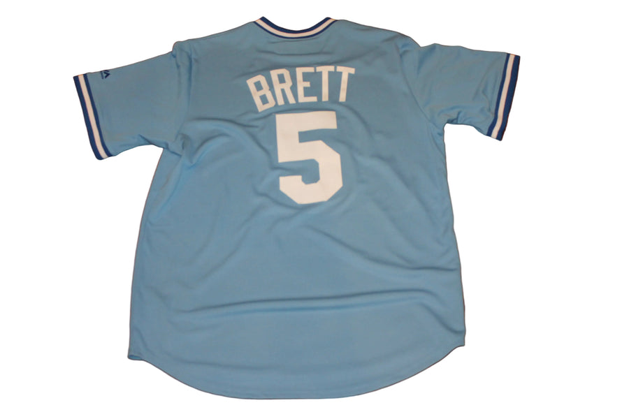 MLB K.C. Royals George Brett #5 Men's Majestic Cooperstown Collection Baseball Jersey
