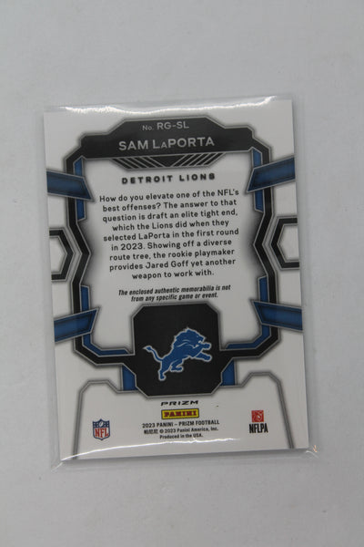 Sam LaPorta 2023 Panini Prizm Rookie Gear - Rookie Year