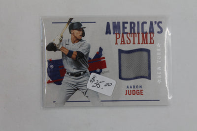 Aaron Judge 2022 Panini Chronicles Swatch #APS-AJ Jersey Card