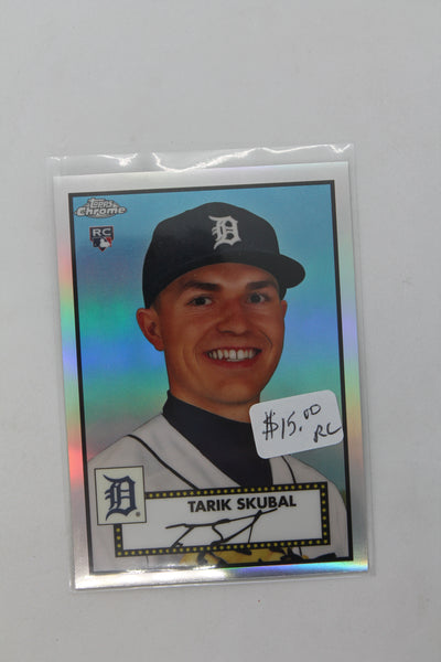 Tarik Skubal 2021 Topps Chrome Platinum Anniversary - Refractor RC