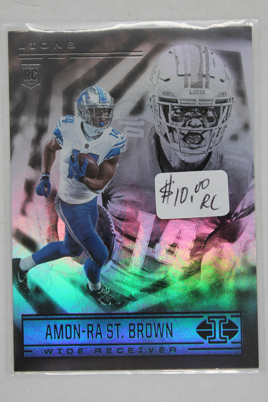 Amon-Ra St. Brown 2021 Panini Illusions Retail Rookie Card