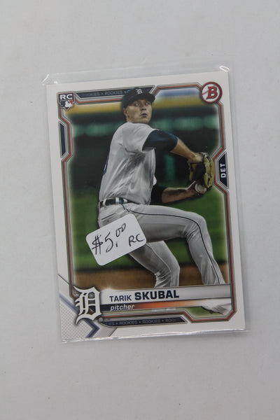 Tarik Skubal 2021 Bowman Rookie Card