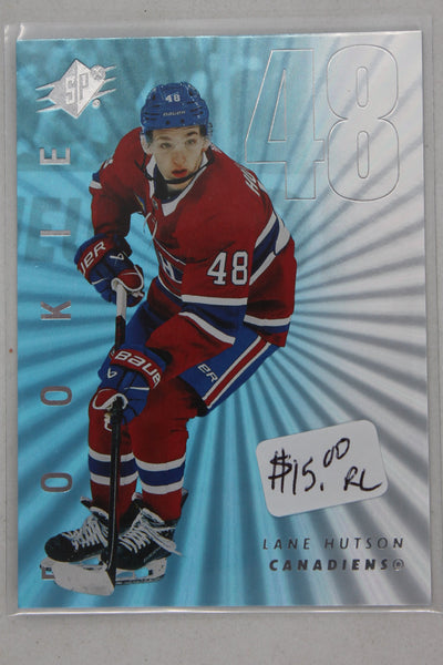 Lane Hutson 2024-25 SPX Rookies Rookie Card