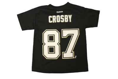 NHL Pittsburgh Penguins Reebok Toddler "Crosby #87" Player Name & Number Tee