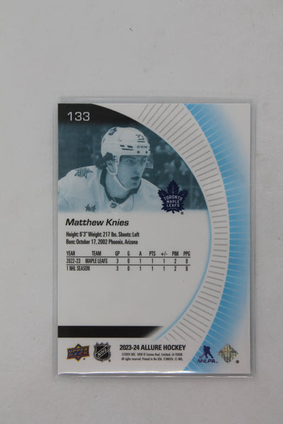 Matthew Knies 2023-24 Upper Deck Allure Rookies Rookie Card