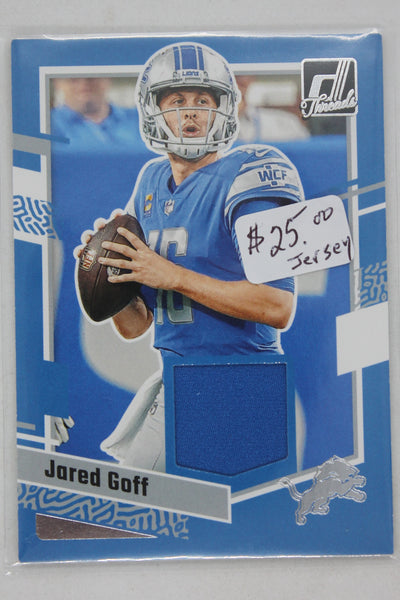 Jared Goff 2023 Panini Donruss - Donruss Threads - #DTH-JG Jersey Card