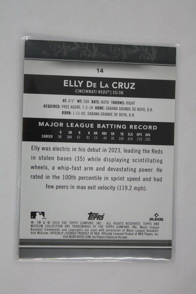 Elly De La Cruz 2024 Topps Museum Collection Copper Rookie Card