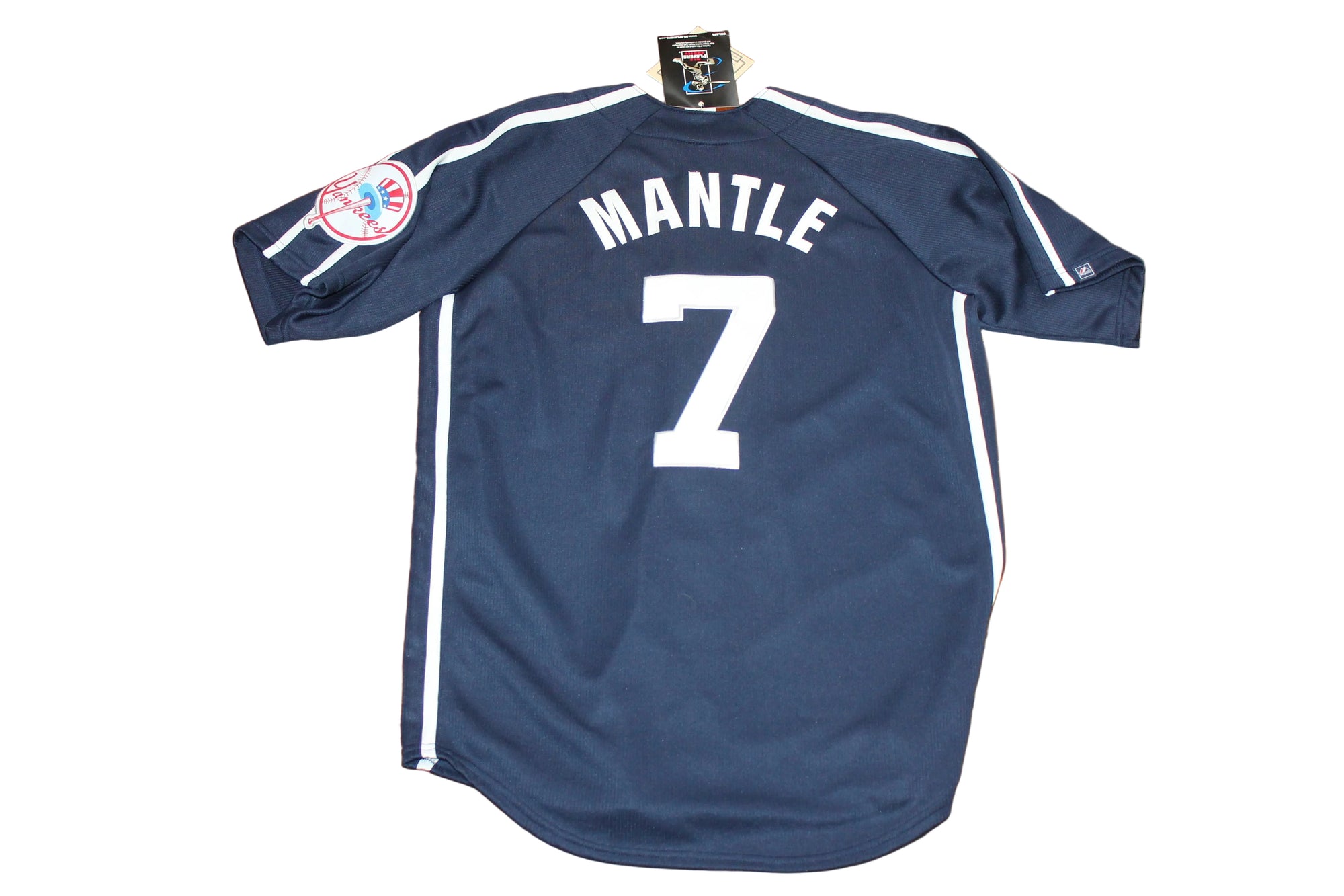MLB New York Yankees Mickey Mantle #7 Majestic Cooperstown Cool Base Men's Jersey - Medium